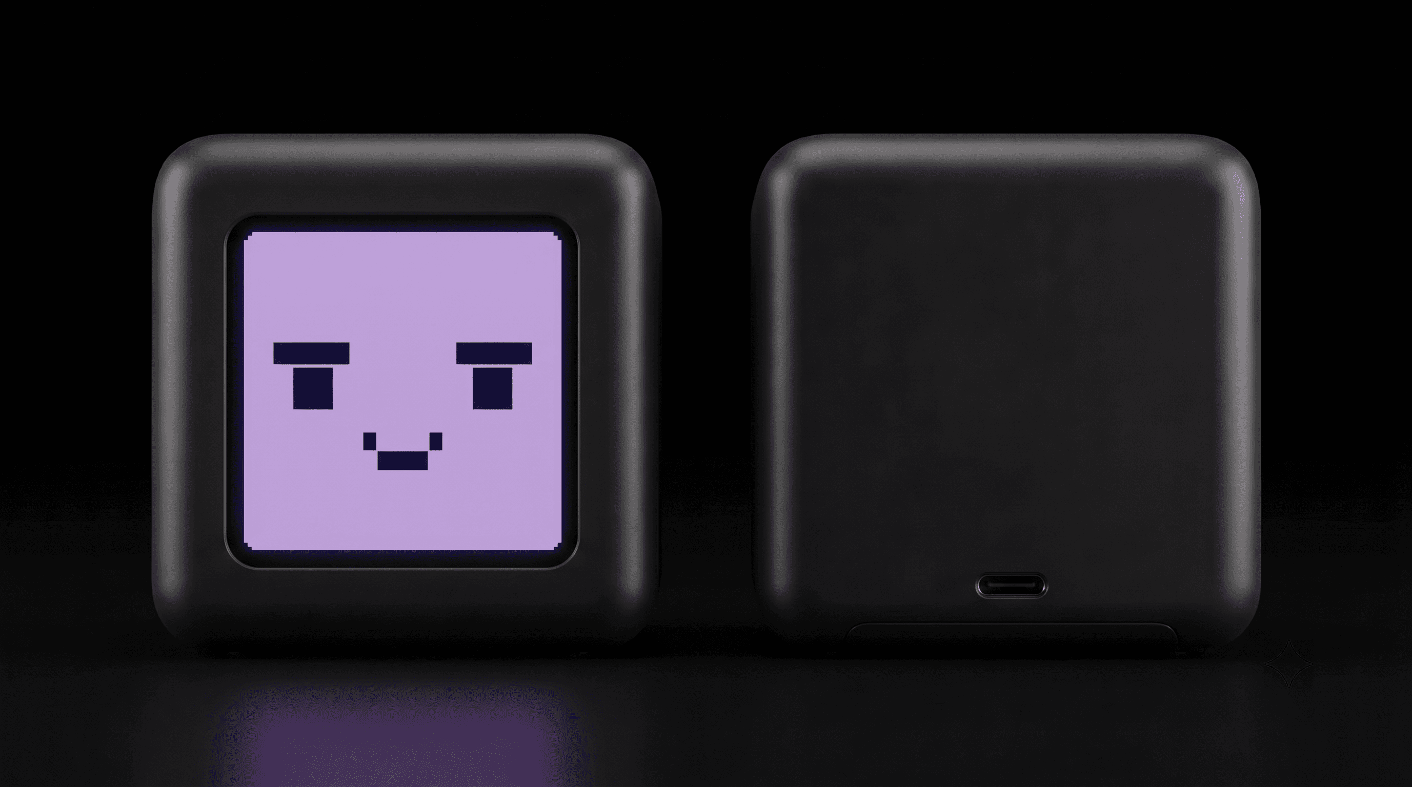 Studdle desk companion, front and back